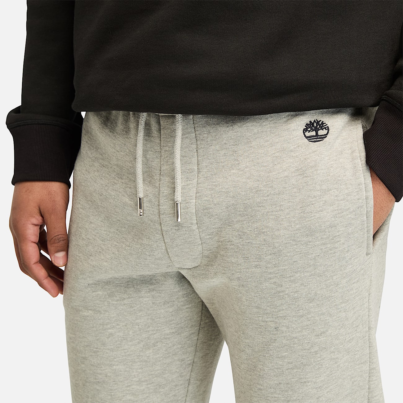 Pantaloni Sportivi con Rovescio Spazzolato Exeter River da Uomo in grigio - 3