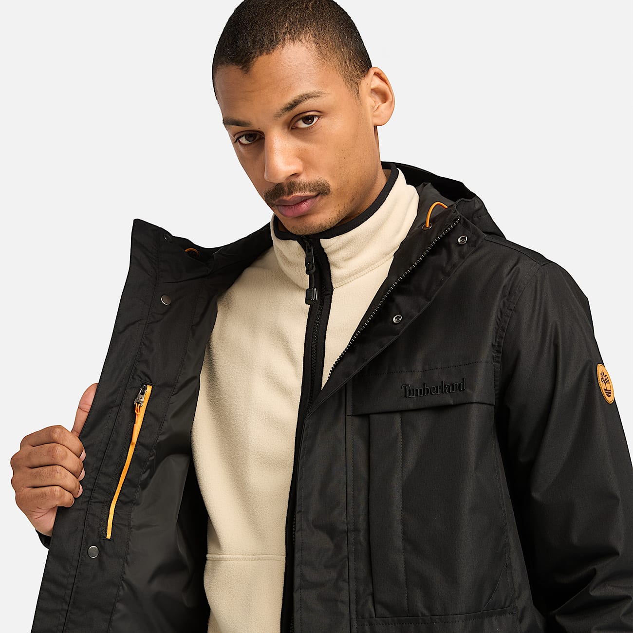 Chaqueta Shell Benton para hombre en negro - 3