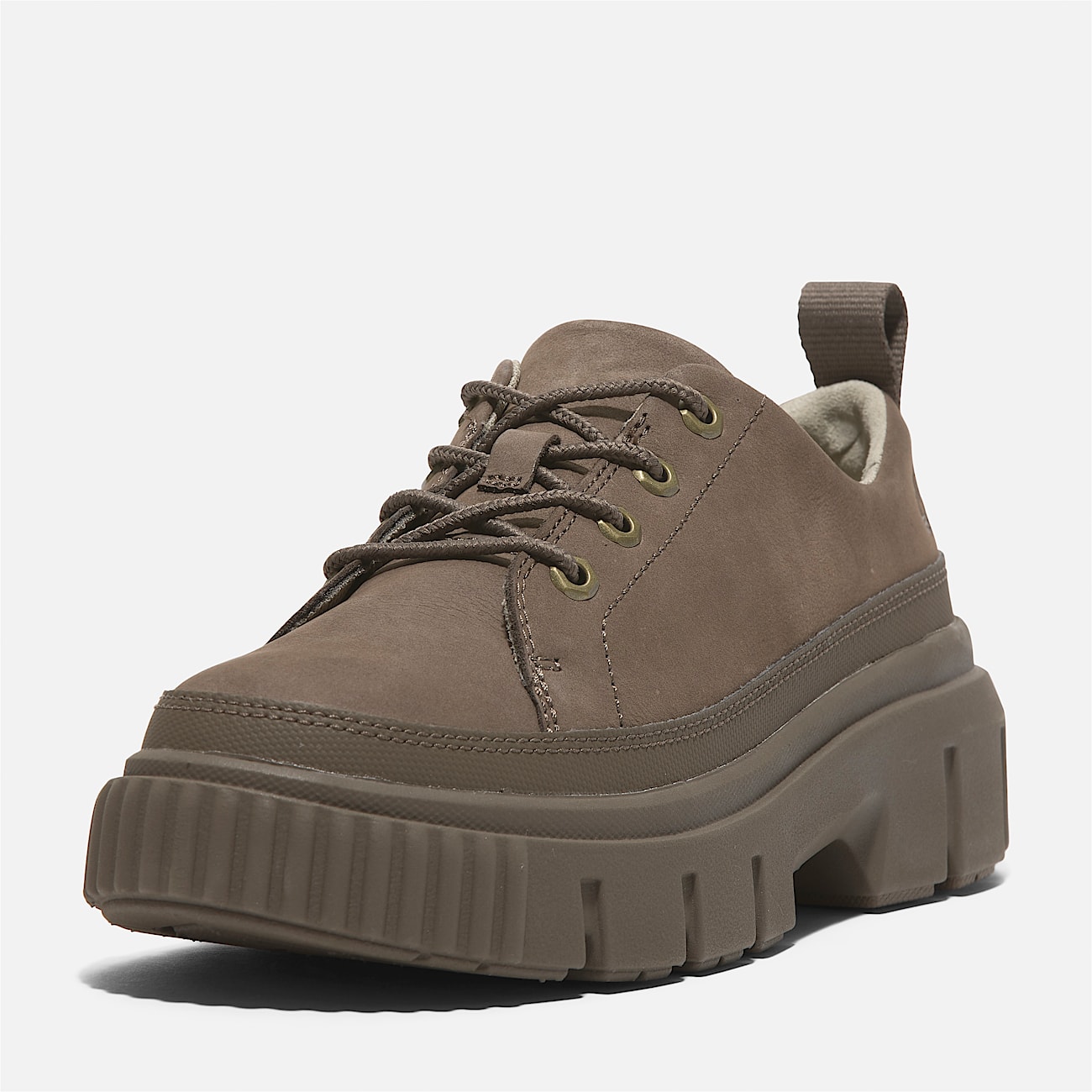 Field Schuh zum Schnüren für Damen in Dunkelbeige - 9