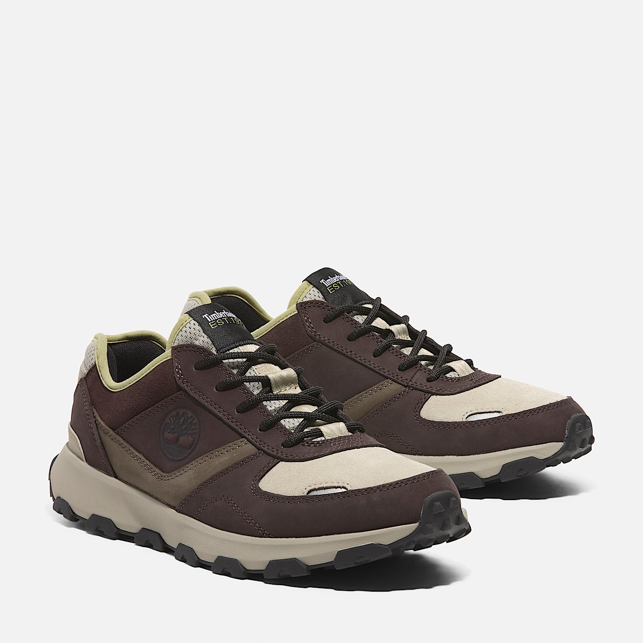 Sneaker Bassa Stringata Winsor Park da Uomo in marrone