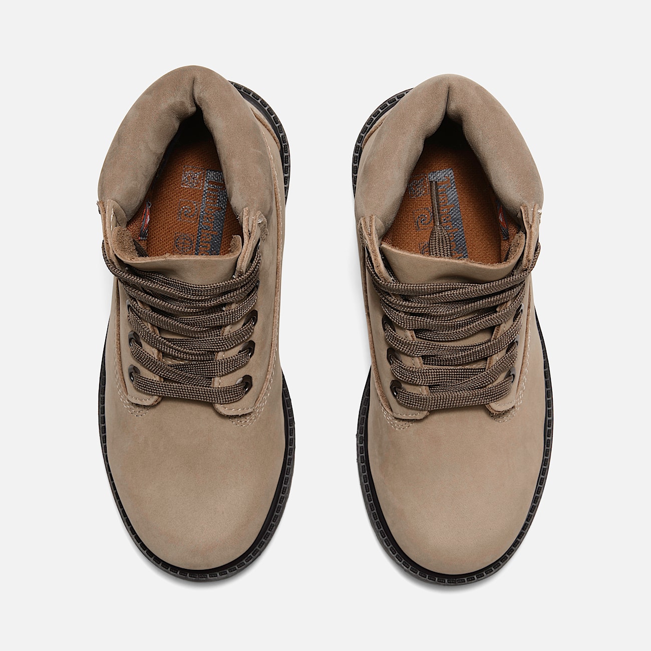 Timberland® Premium 6-Inch Lace-Up Waterproof Boot for Youth in Beige