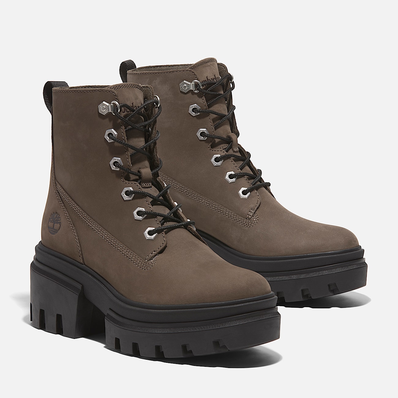 Everleigh Mid Lace-Up Boot for Women in Brown