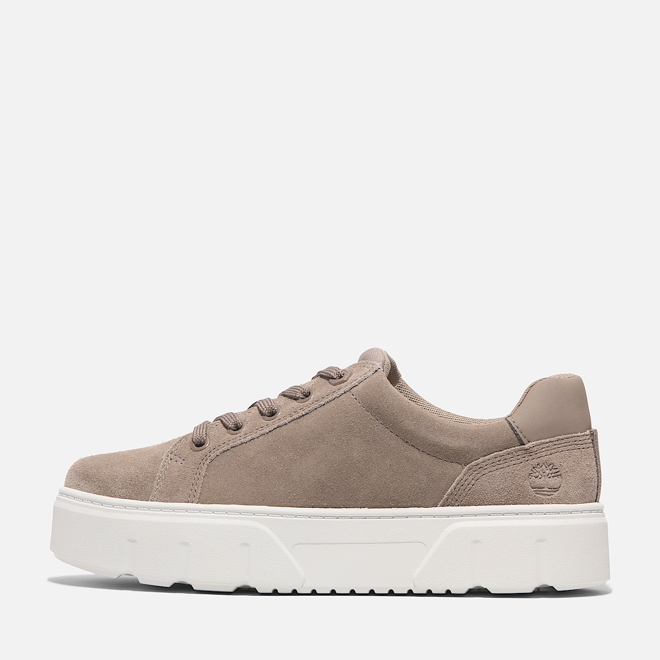 Baskets basses à lacets Laurel Court pour femme en daim beige - 8