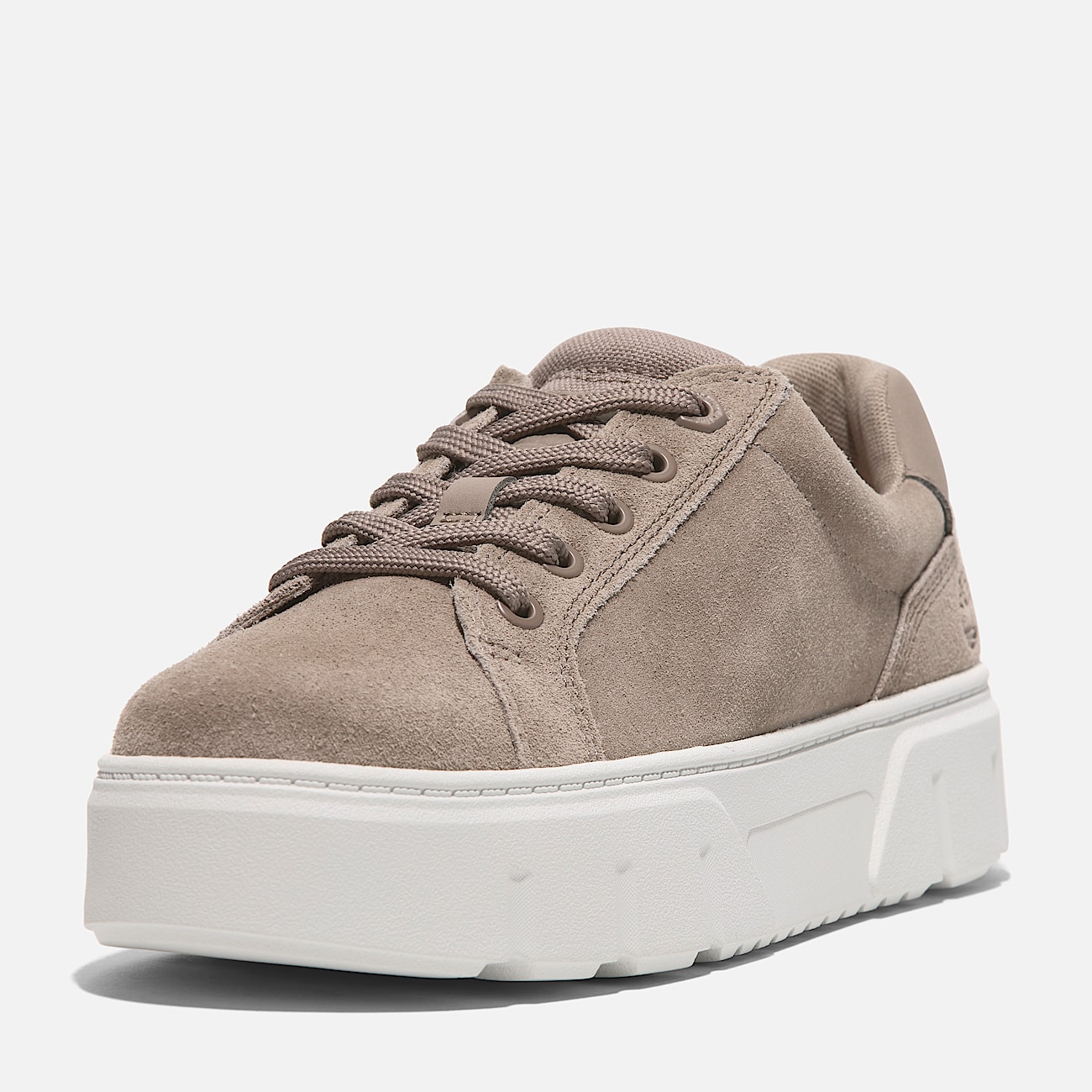 Baskets basses à lacets Laurel Court pour femme en daim beige - 9