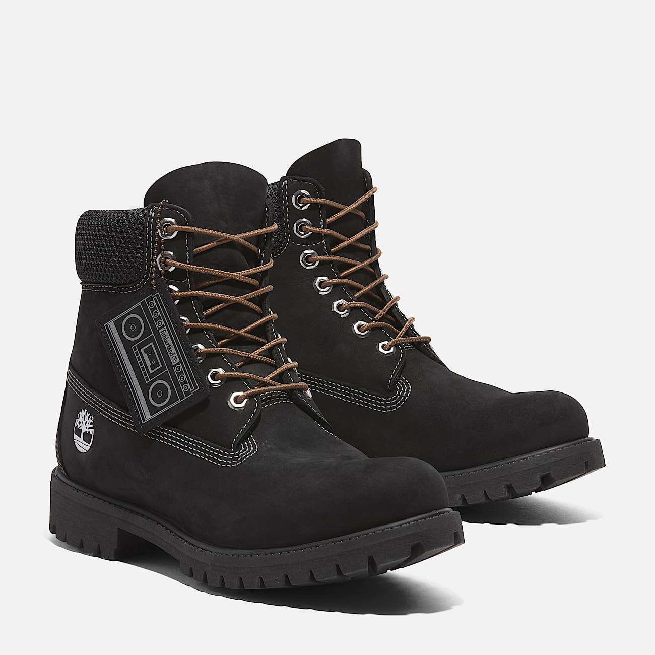 Wasserdichter Timberland® Premium 6-Inch-Boot zum Schnüren für Herren in Schwarz