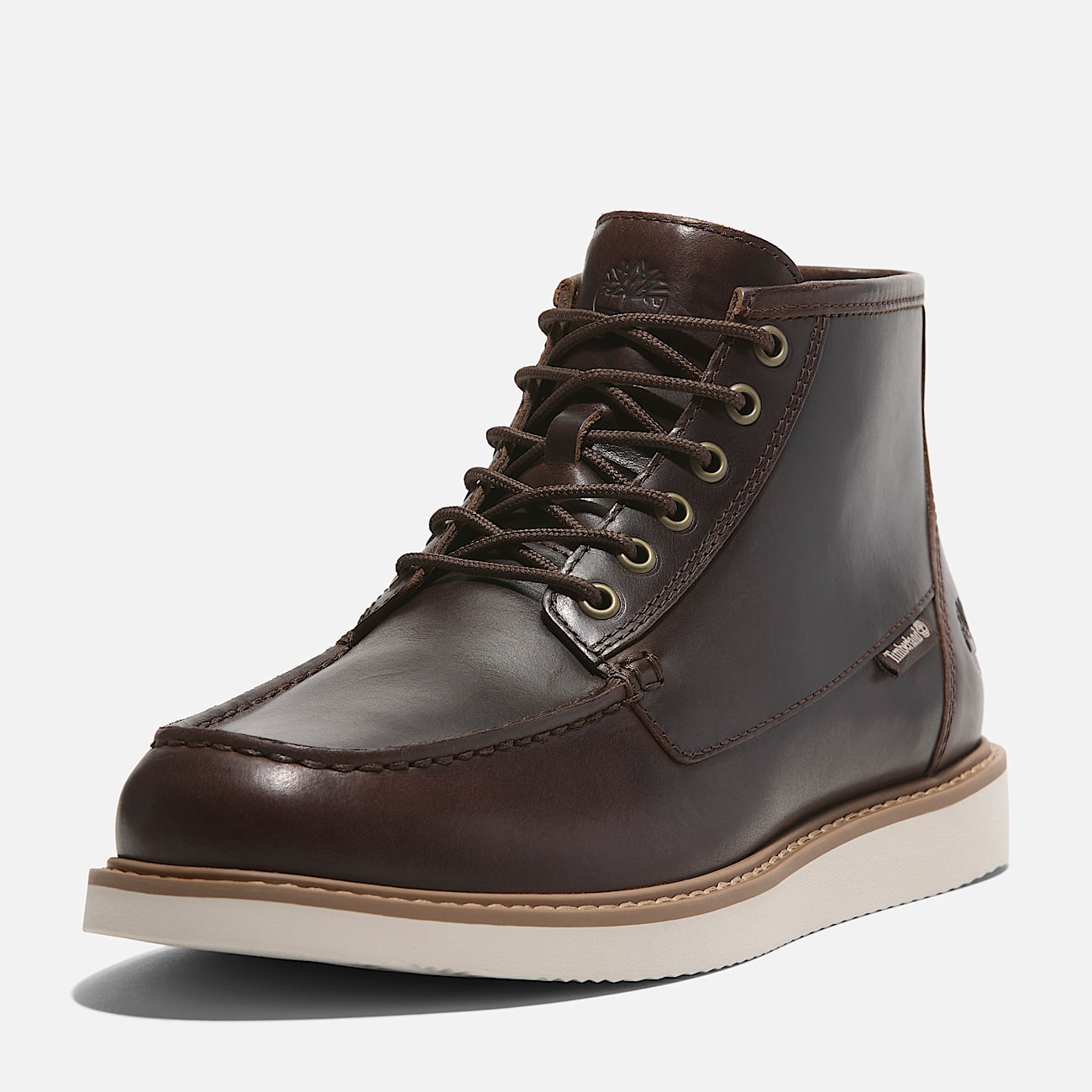 Newmarket Mid Lace-Up Chukka Boot for Men in Dark Brown - 9