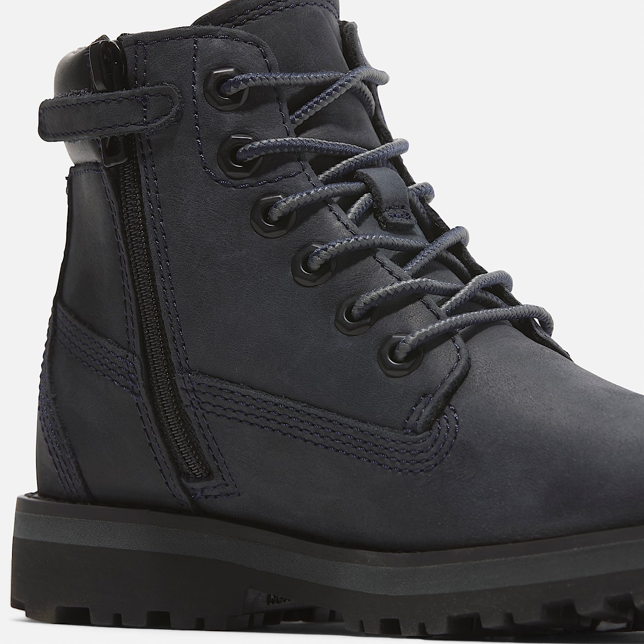 Courma Kid Lace-Up Boot for Youth in Dark Blue