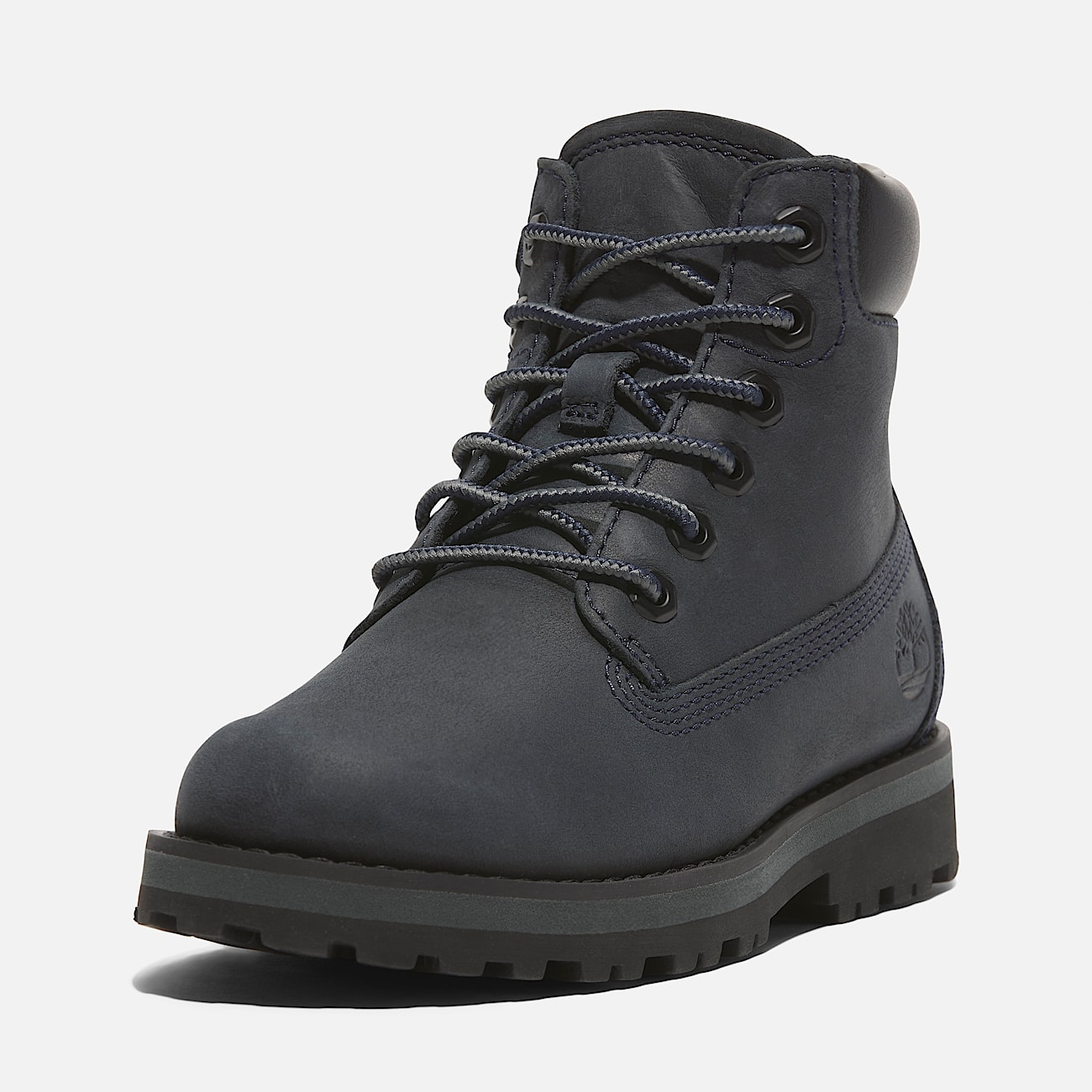Courma Kid Lace-Up Boot for Youth in Dark Blue