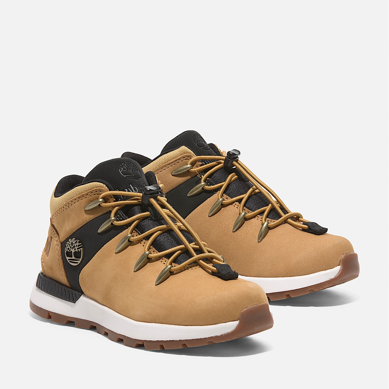 Zapatillas de media caña con cordones elásticos Sprint Trekker para niño (de 30,5 a 35) en amarillo/color negro - 4