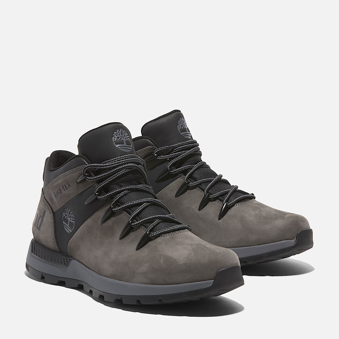 Basket mi-haute imperméable à lacets Sprint Trekker pour homme en gris