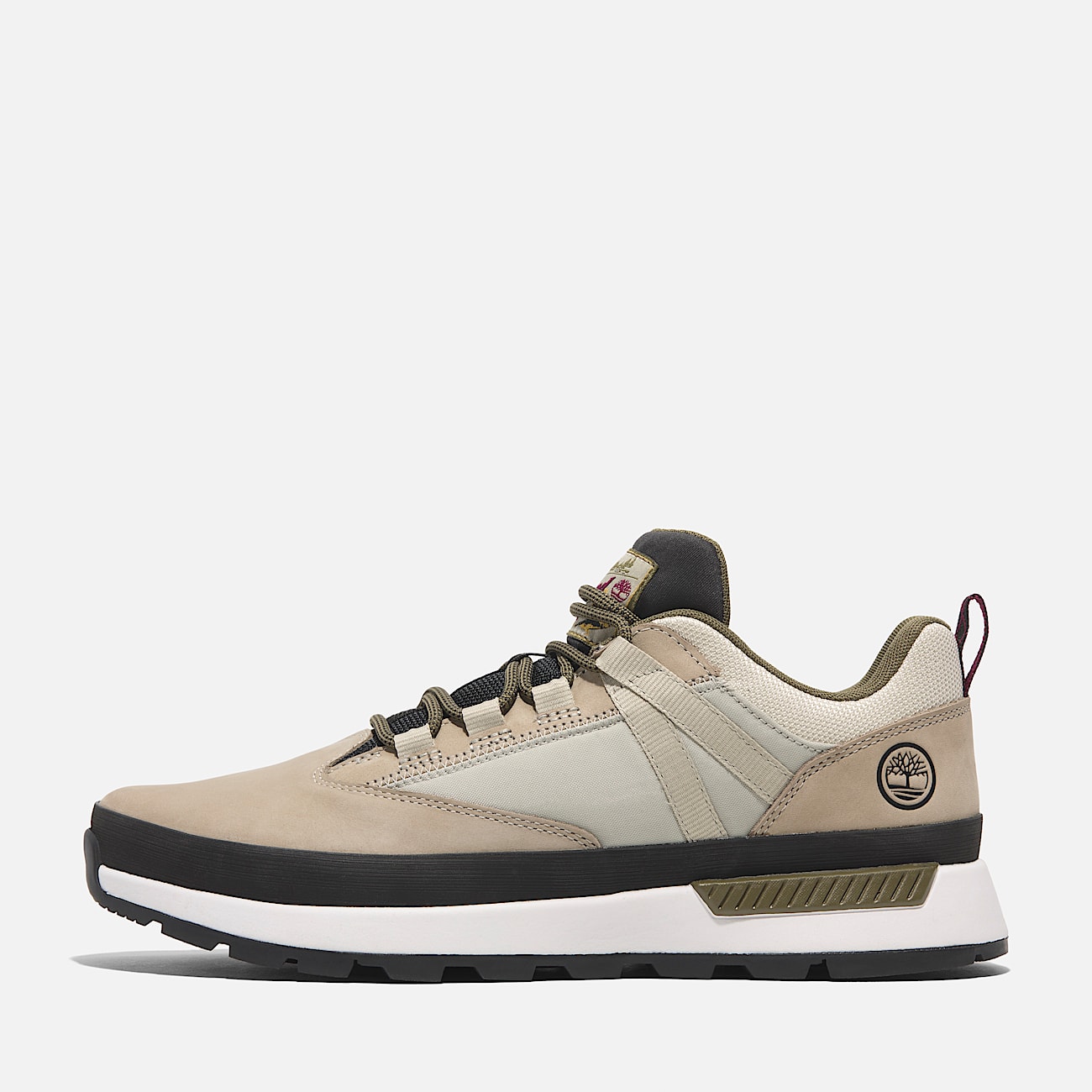 Euro Trekker Low Lace-Up Trainer for Men in Beige