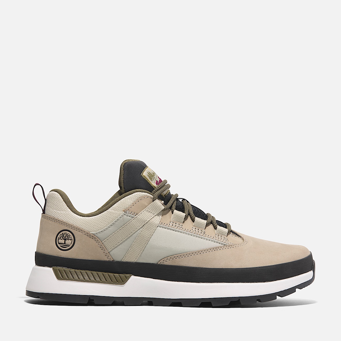 Euro Trekker Low Lace-Up Trainer for Men in Beige
