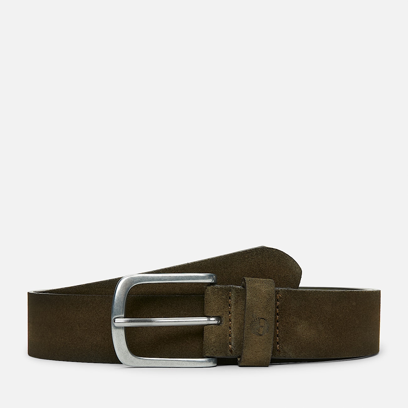 35mm Soft Suede Belt for Men in Green