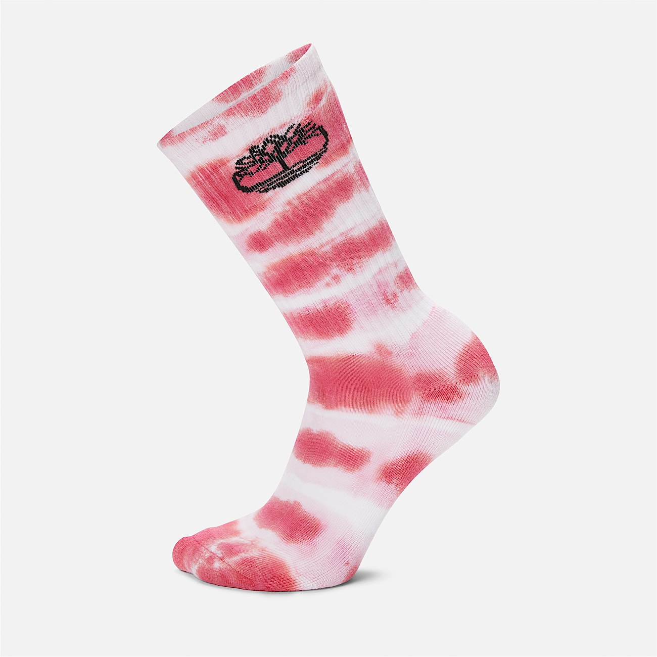 1 paire de chaussettes tie and dye Timberland® unisexes en rose - 1