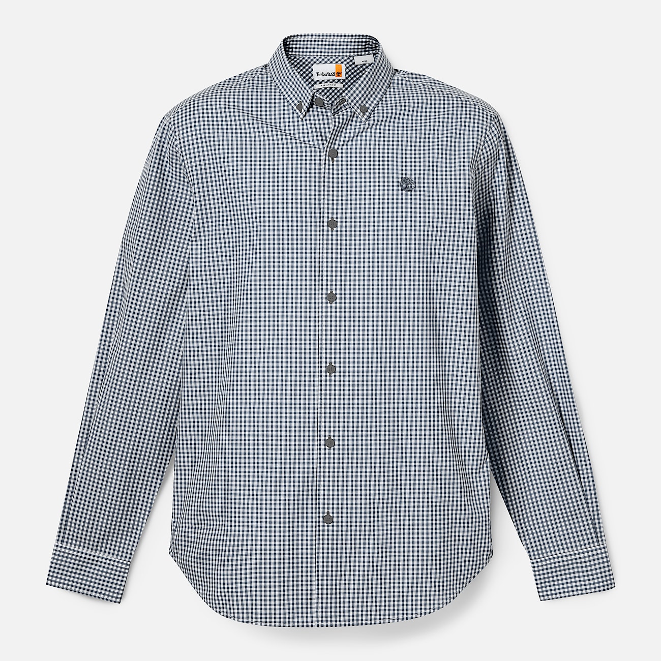 Camicia a Quadretti in Popeline da Uomo in blu - 5