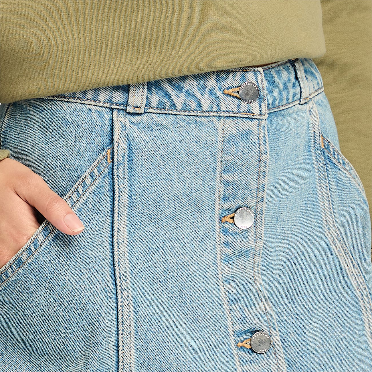 Refibra™ Jeansrock für Damen in Blau - 4