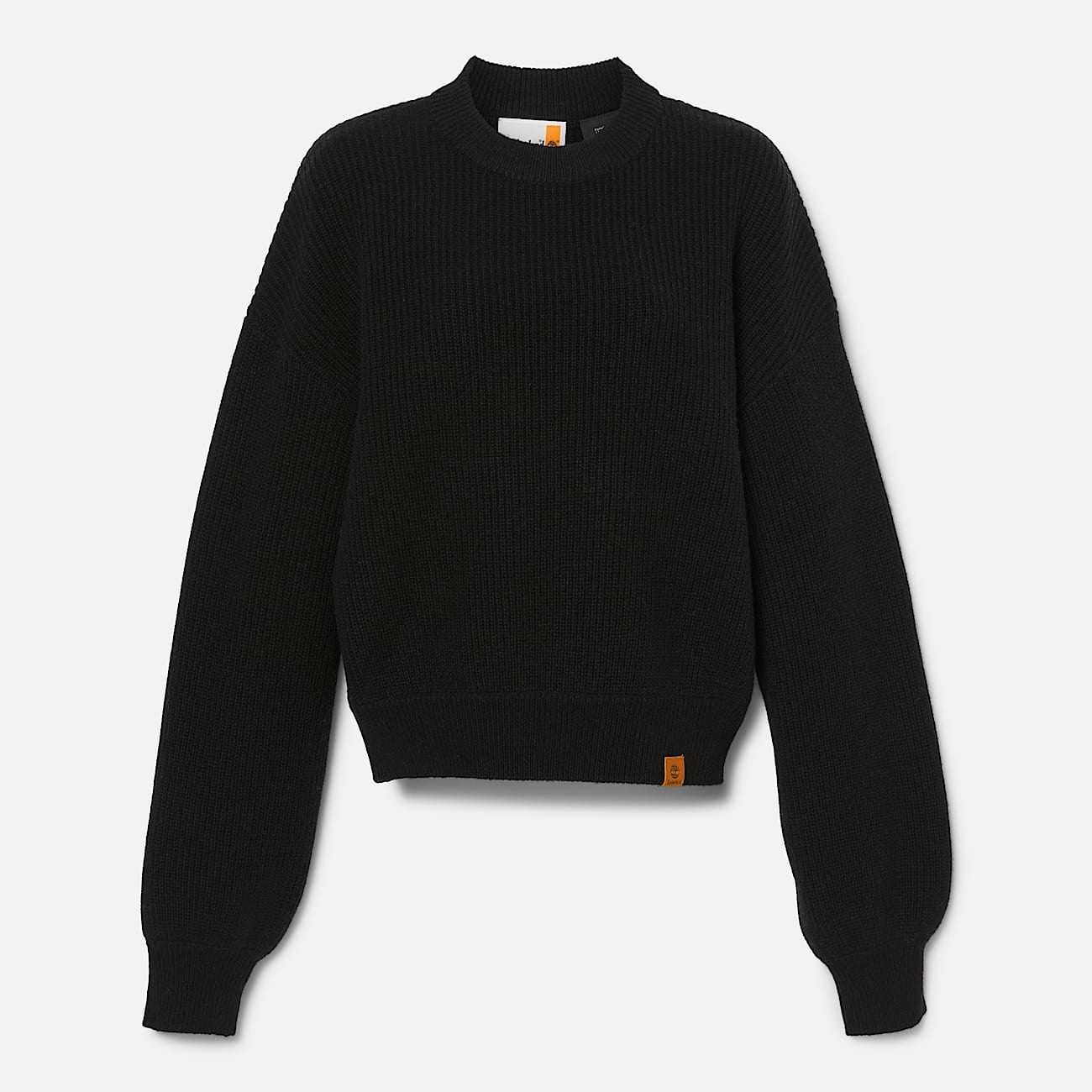 Maglione Girocollo in Misto Lana da Donna in colore nero - 5