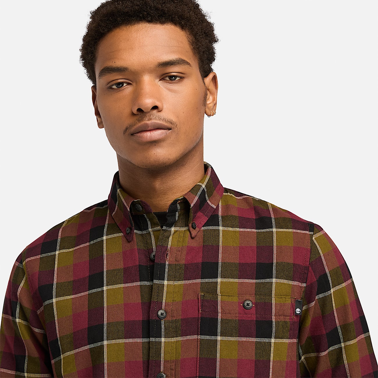 Camicia a Quadri con Tecnologia SolucellAir™ da Uomo in verde