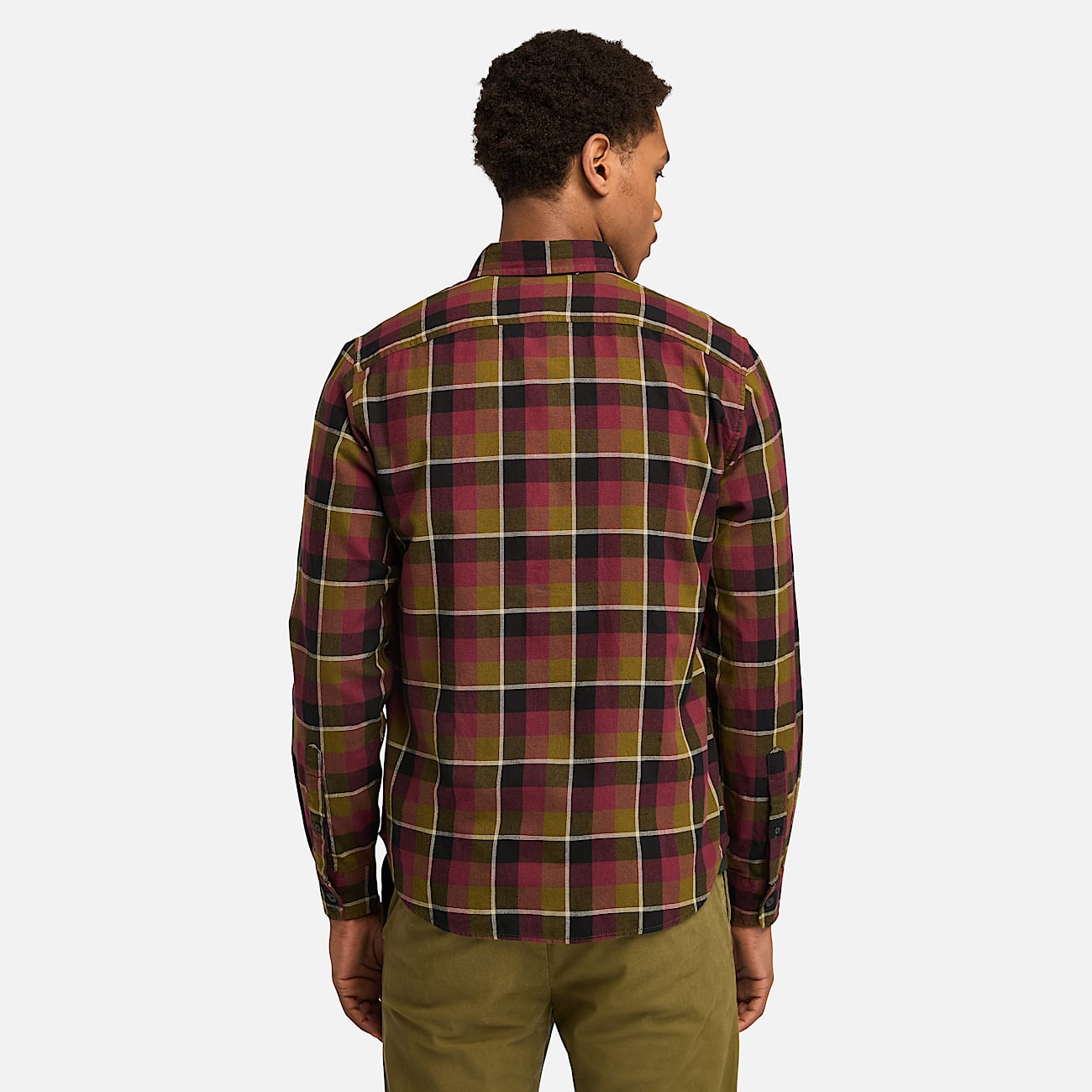 Camicia a Quadri con Tecnologia SolucellAir™ da Uomo in verde