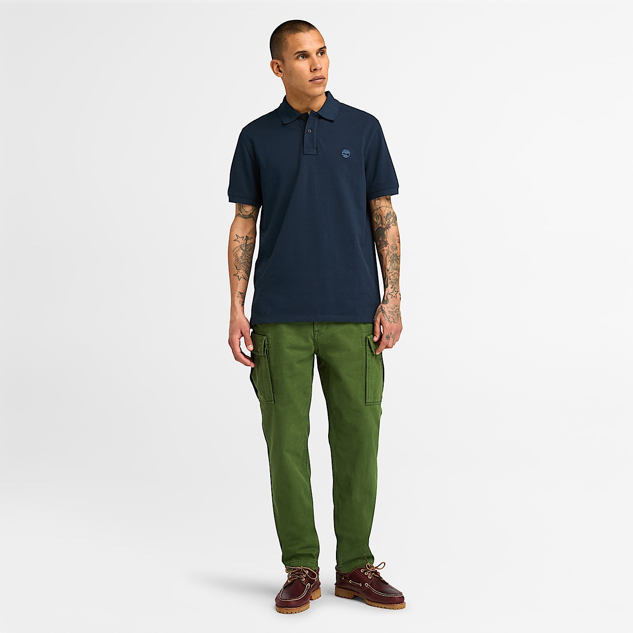 Millers River Pikee-Polohemd für Herren in Navyblau - 2