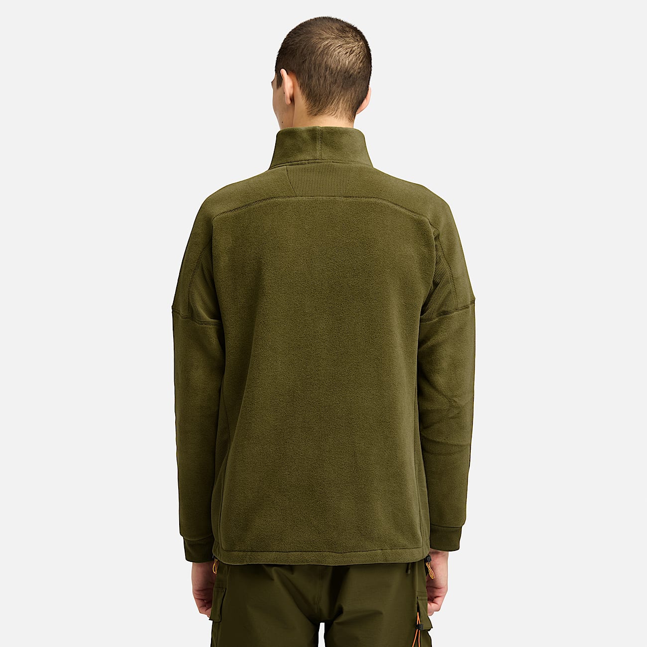 Polartec® Mix Media Full-Zip Fleece for Men in Green