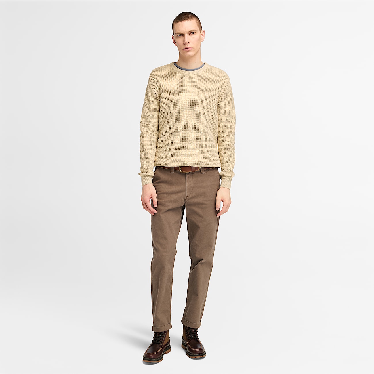 Maglione Girocollo Williams River da Uomo in beige - 2