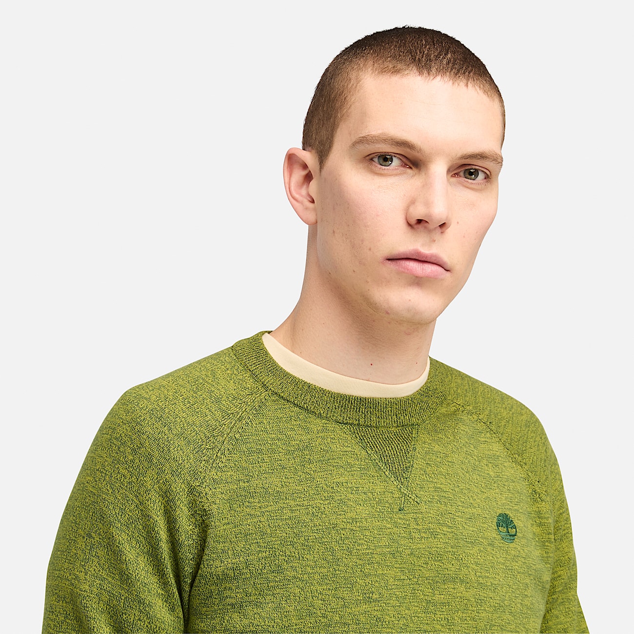 Jersey de manga raglán de algodón Williams River para hombre en verde - 3