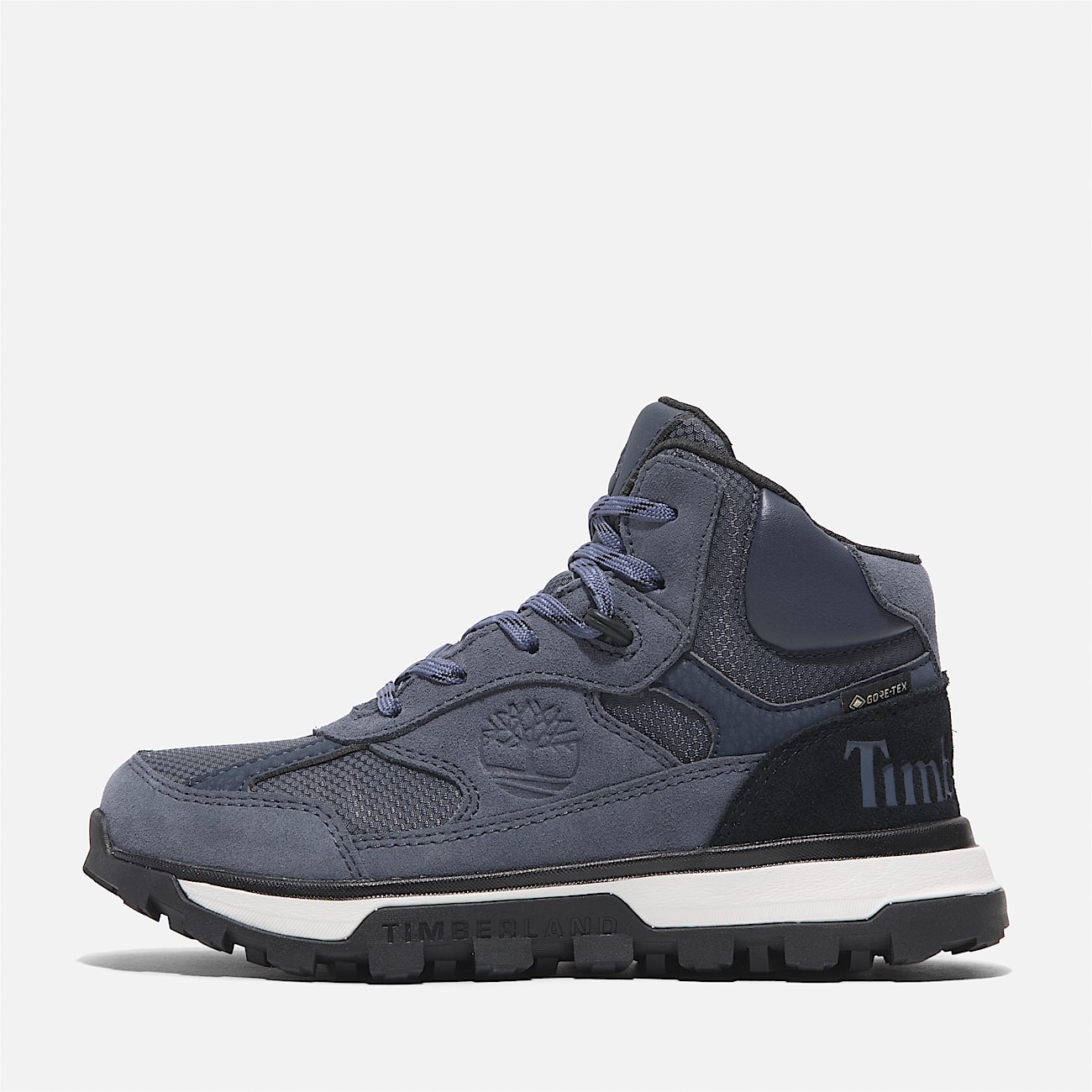 Ténis Bota com Atacadores Mid Trekker Gore-Tex® para Júnior em azul-escuro