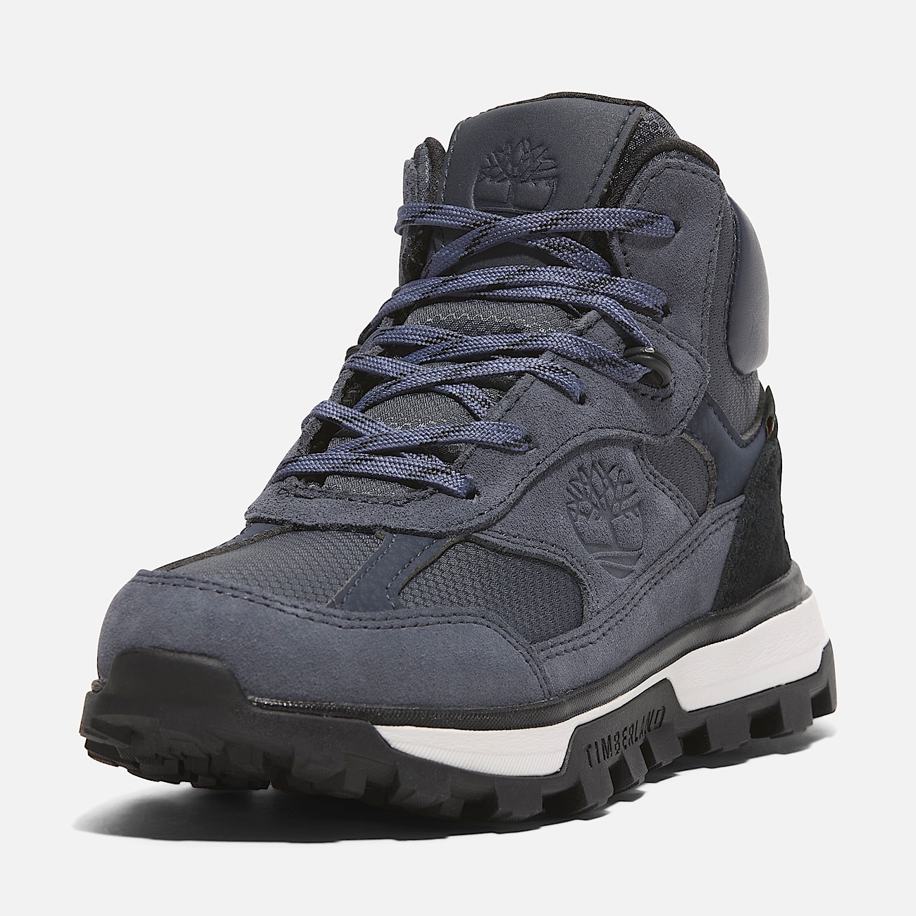 Ténis Bota com Atacadores Mid Trekker Gore-Tex® para Júnior em azul-escuro