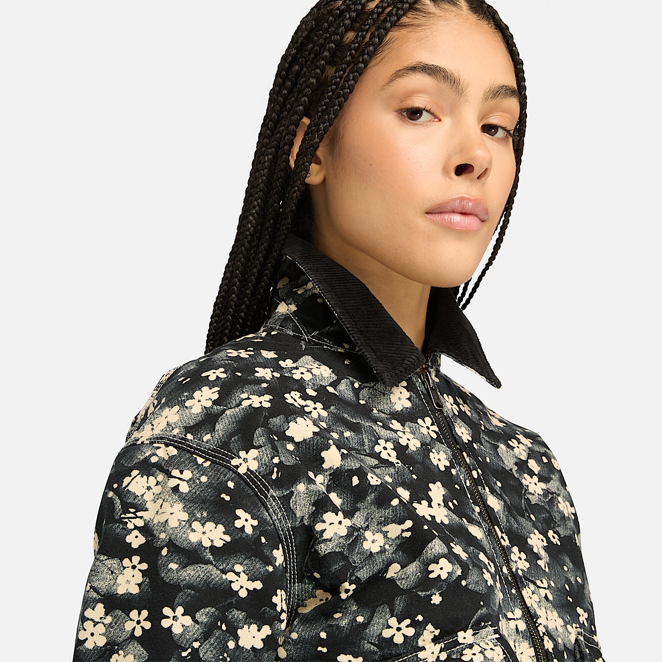 Reclaimed Vintage - Giacca Trapuntata R&eacute;tro Con Motivo Patchwork E Colletto In Pile Borg