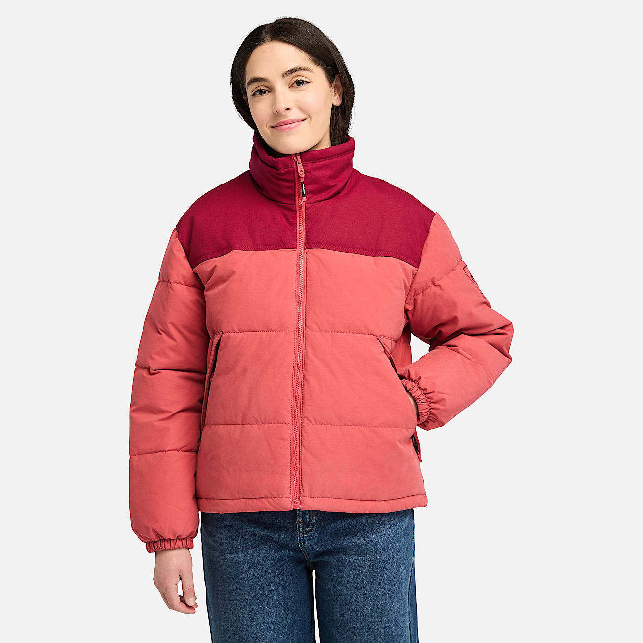 Welch Mountain Synthetic Insulated Puffer Jacket for Women in Dark Pink - 1