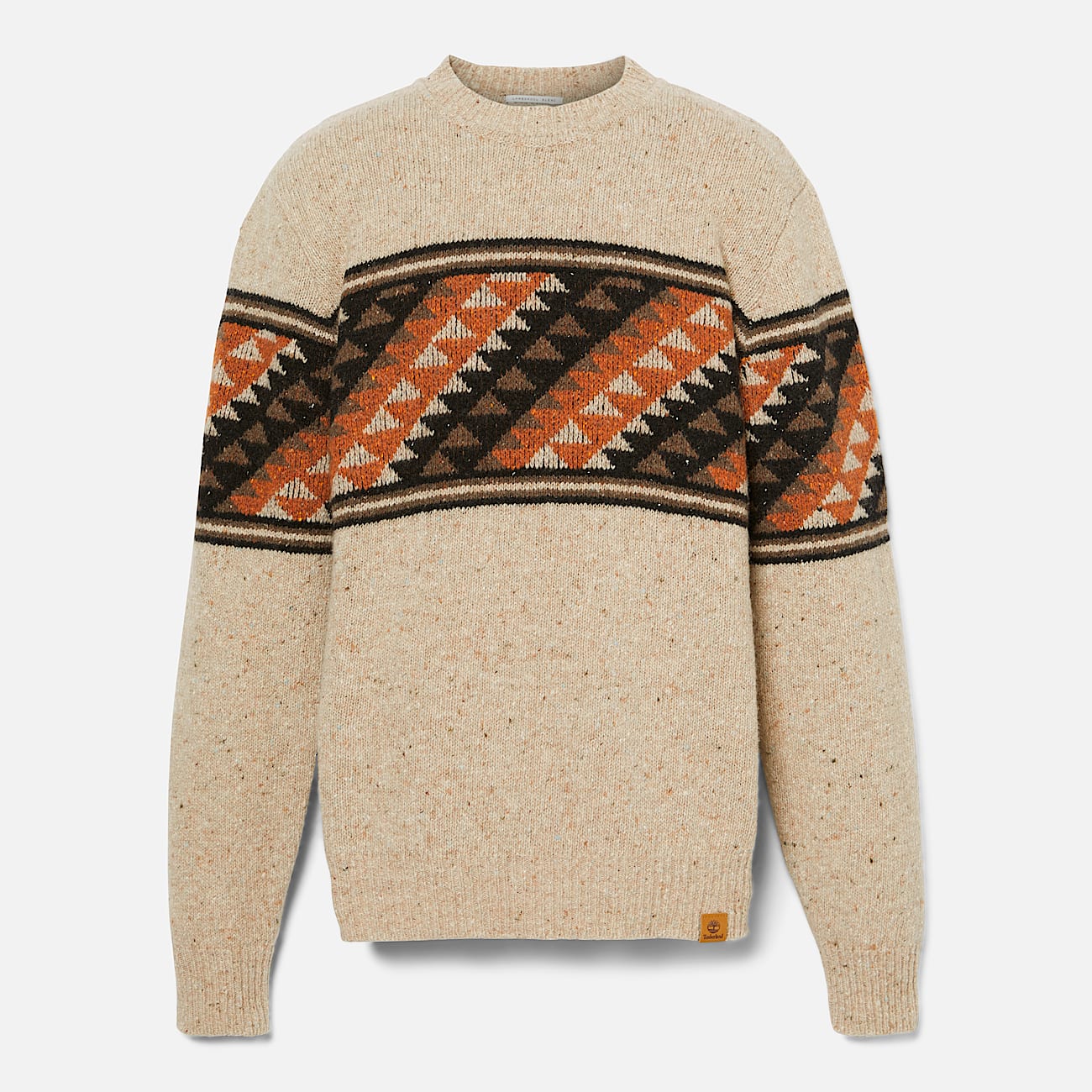 Maglione Girocollo Fair Isle da Uomo in beige - 5