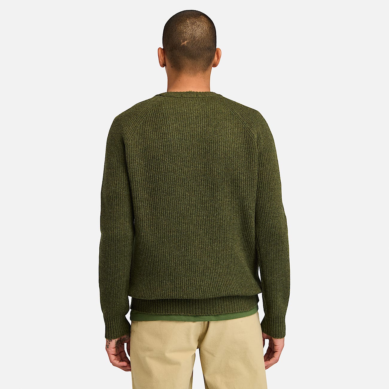 Phillips Brook Raglan Jumper for Men in Green - 4