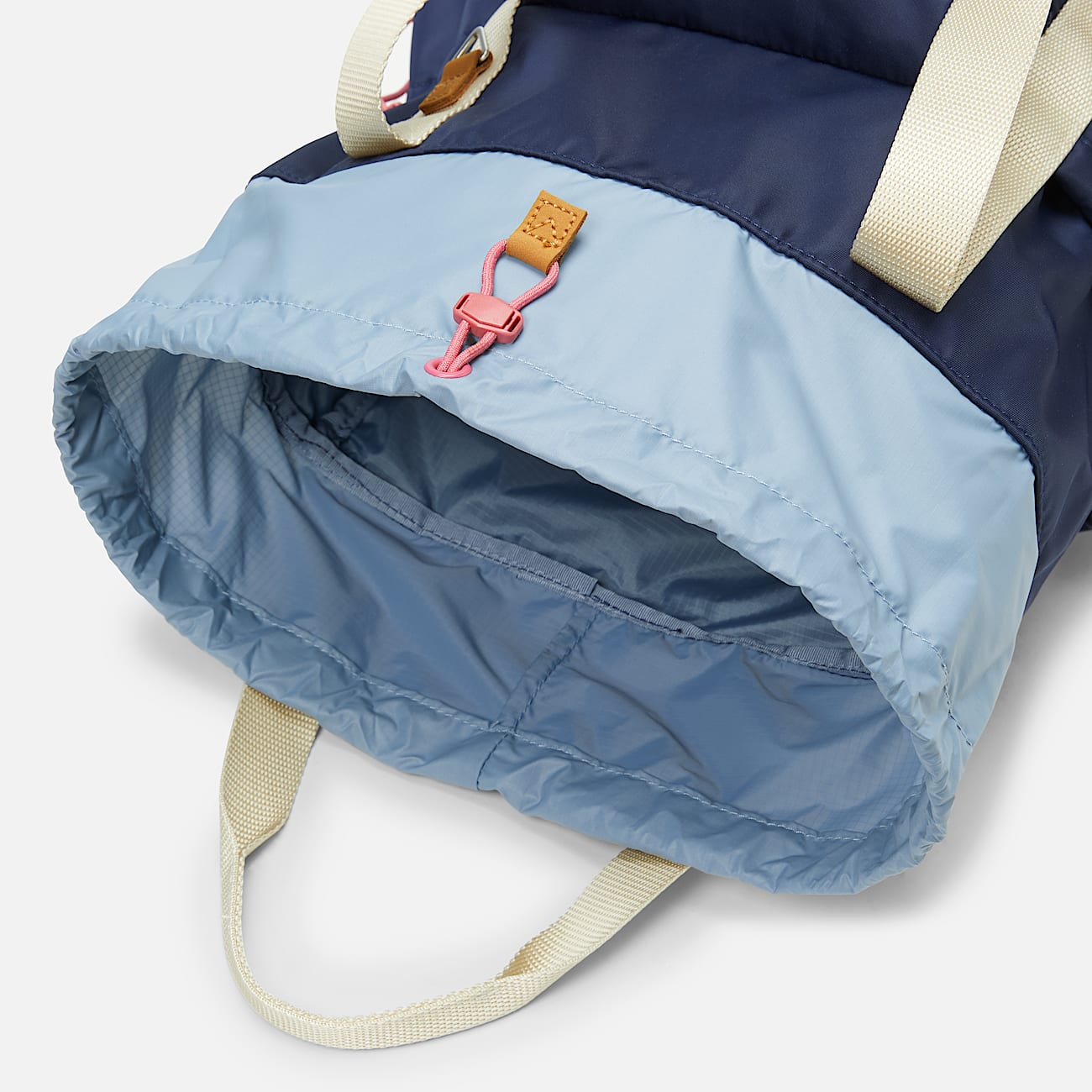 Nylon Tote Bag for Women in Dark Blue - 2
