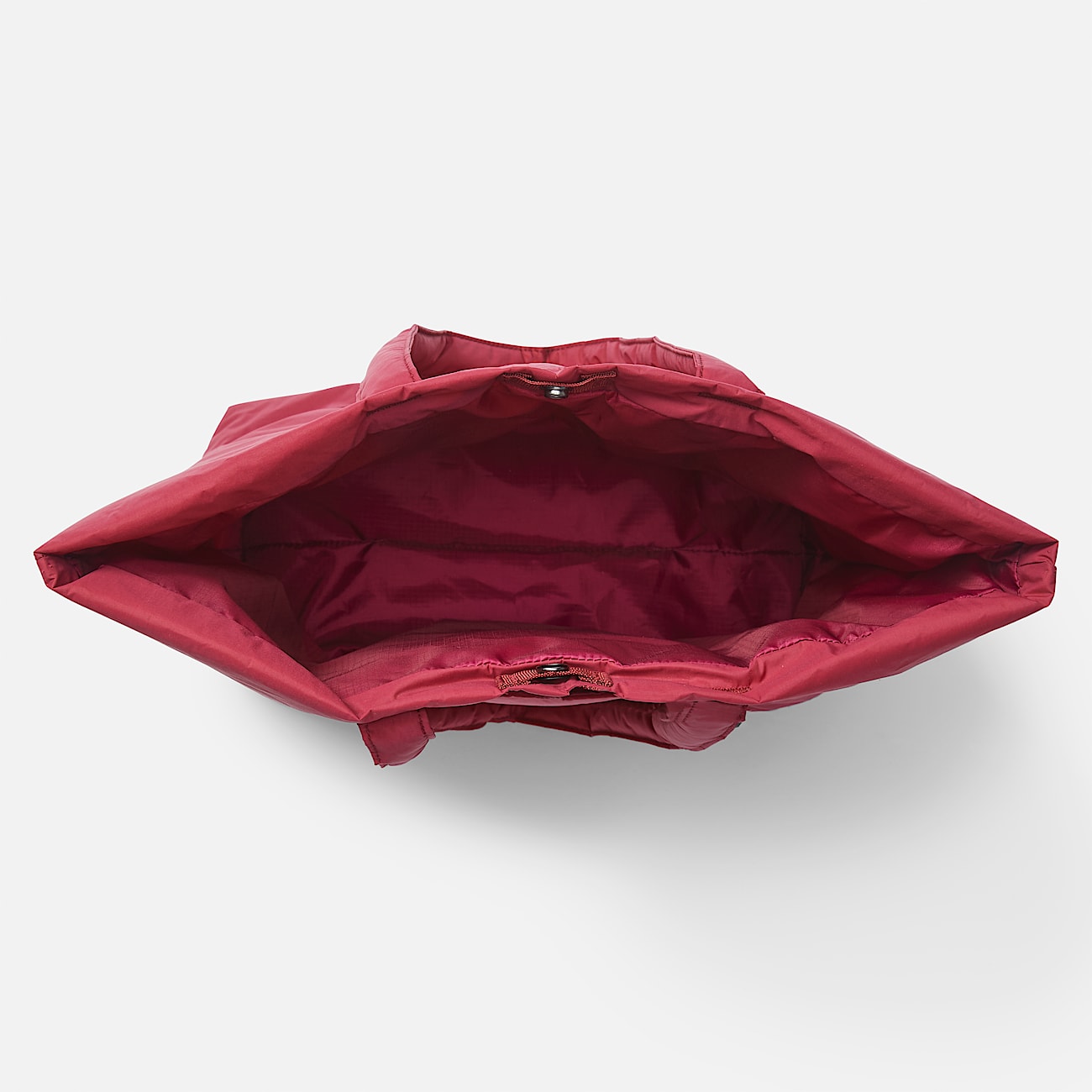 Borsa Tote Trapuntata Timberpack Easy da Donna in rosso scuro