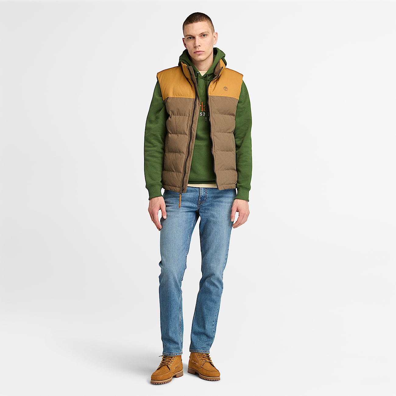 Sweat à capuche Established 1973 pour homme en vert foncé