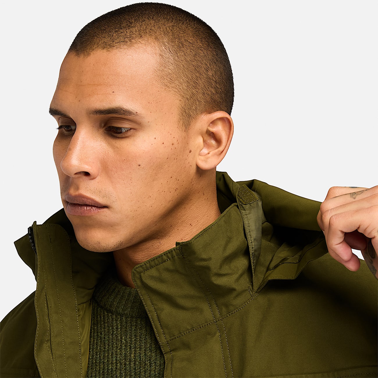 Wasserdichte Abington 3-in-1-Jacke für Herren in Grün - 5