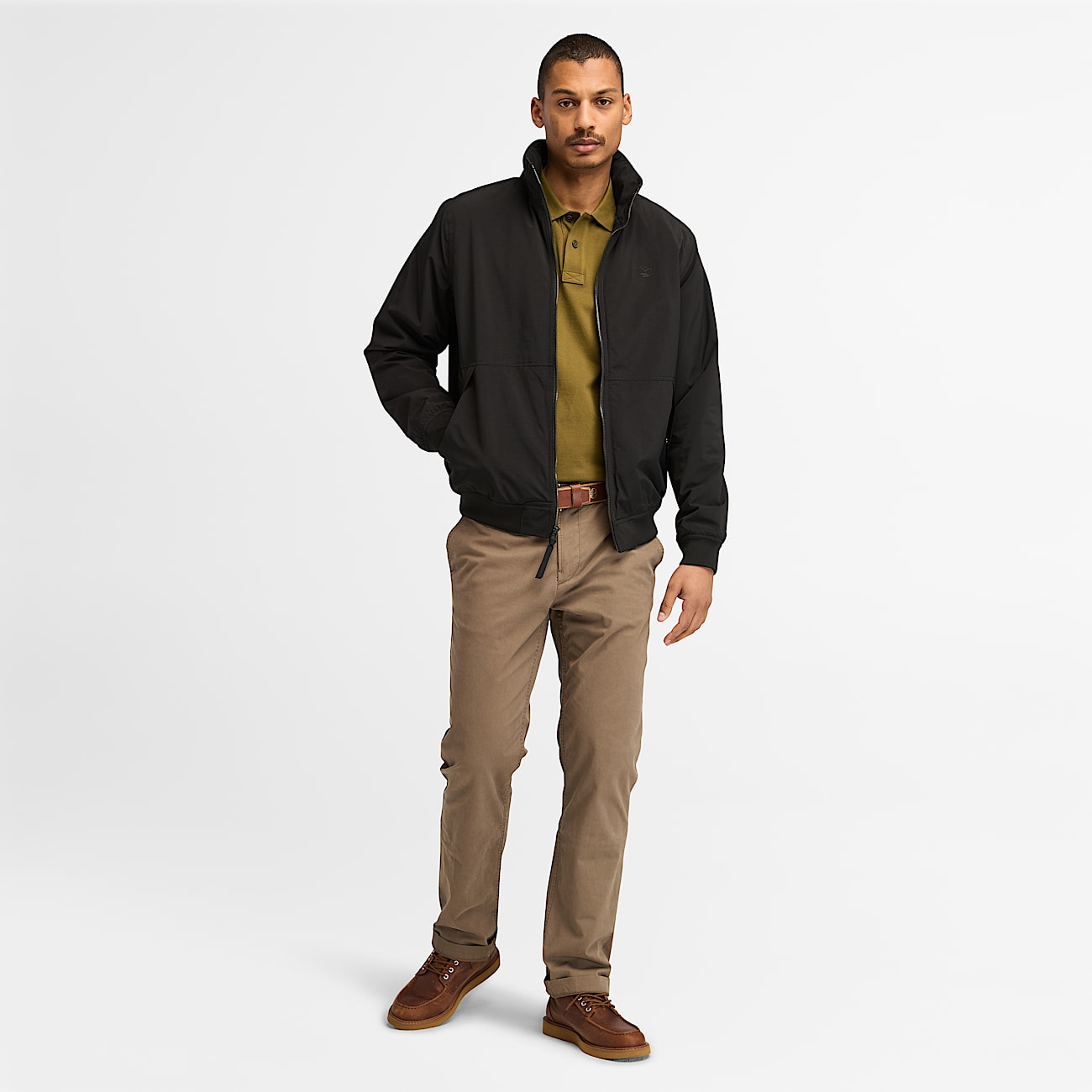 Bomber Sailor Impermeabile da Uomo in colore nero - 2