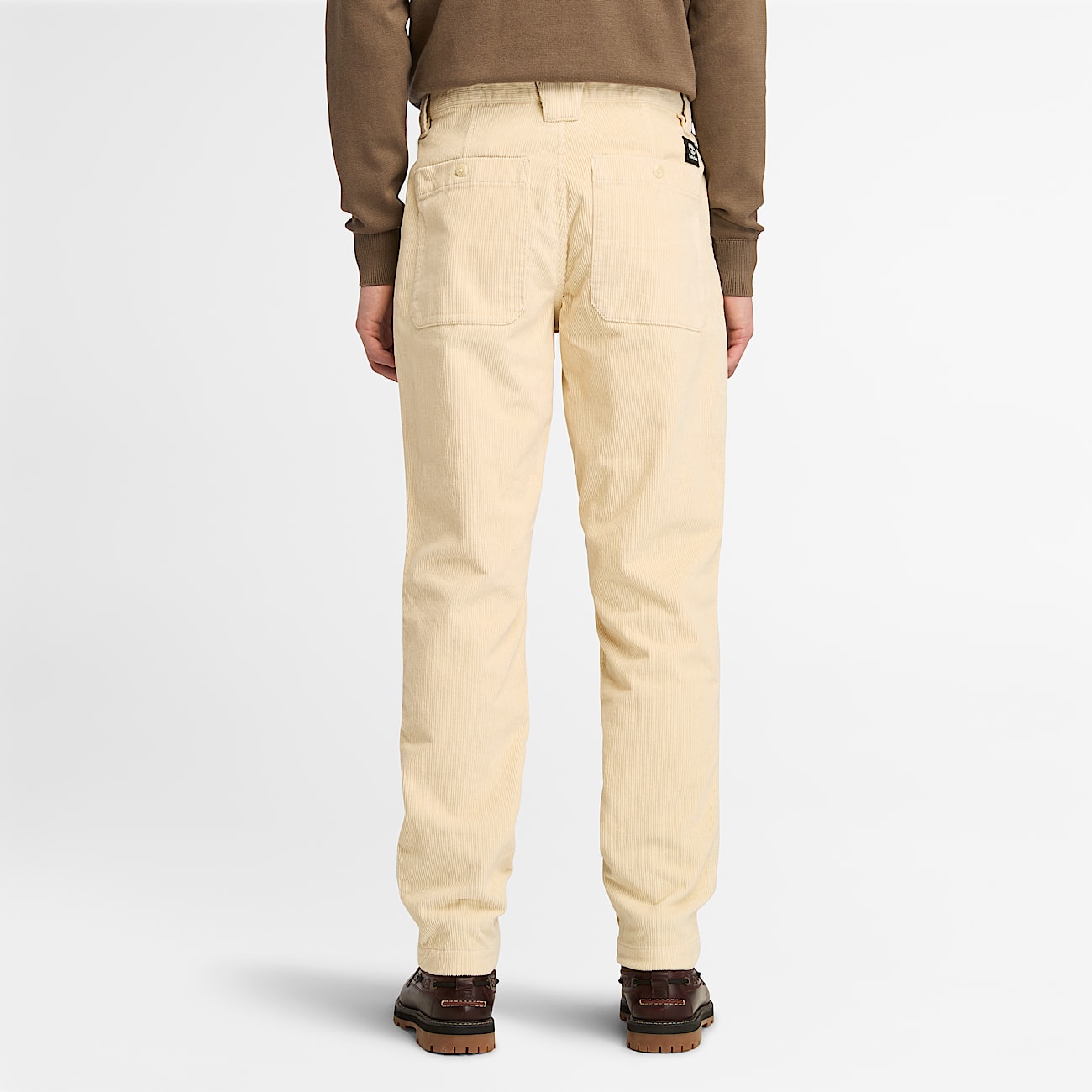 Pantalones de pana para hombre en beis