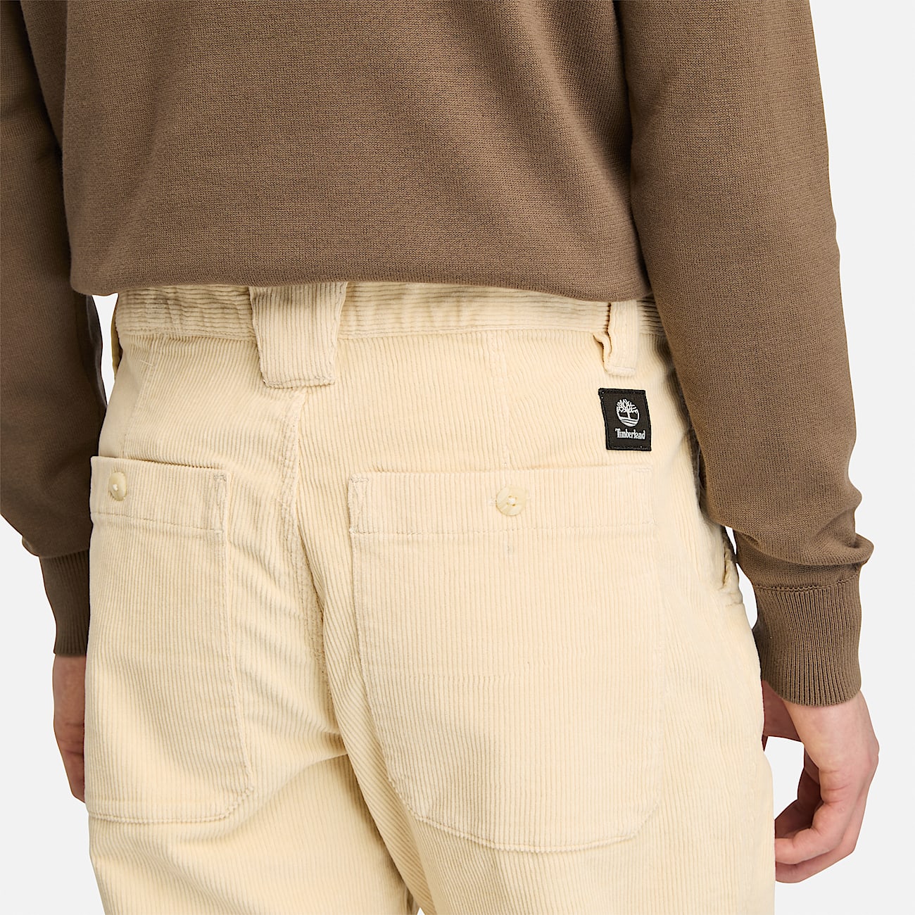 Pantalones de pana para hombre en beis