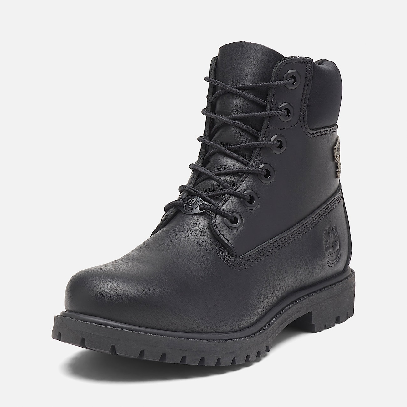 90s Timberland 黒 PVC ボア襟 ジャケット・アウター