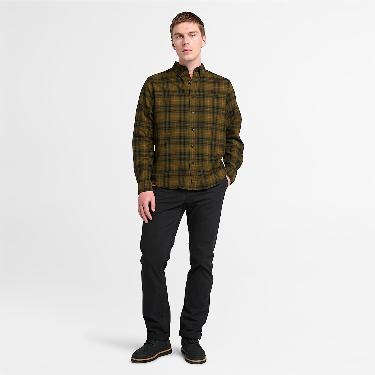 Camicia a Quadri con Tecnologia Solucell Air™ da Uomo in verde - 2