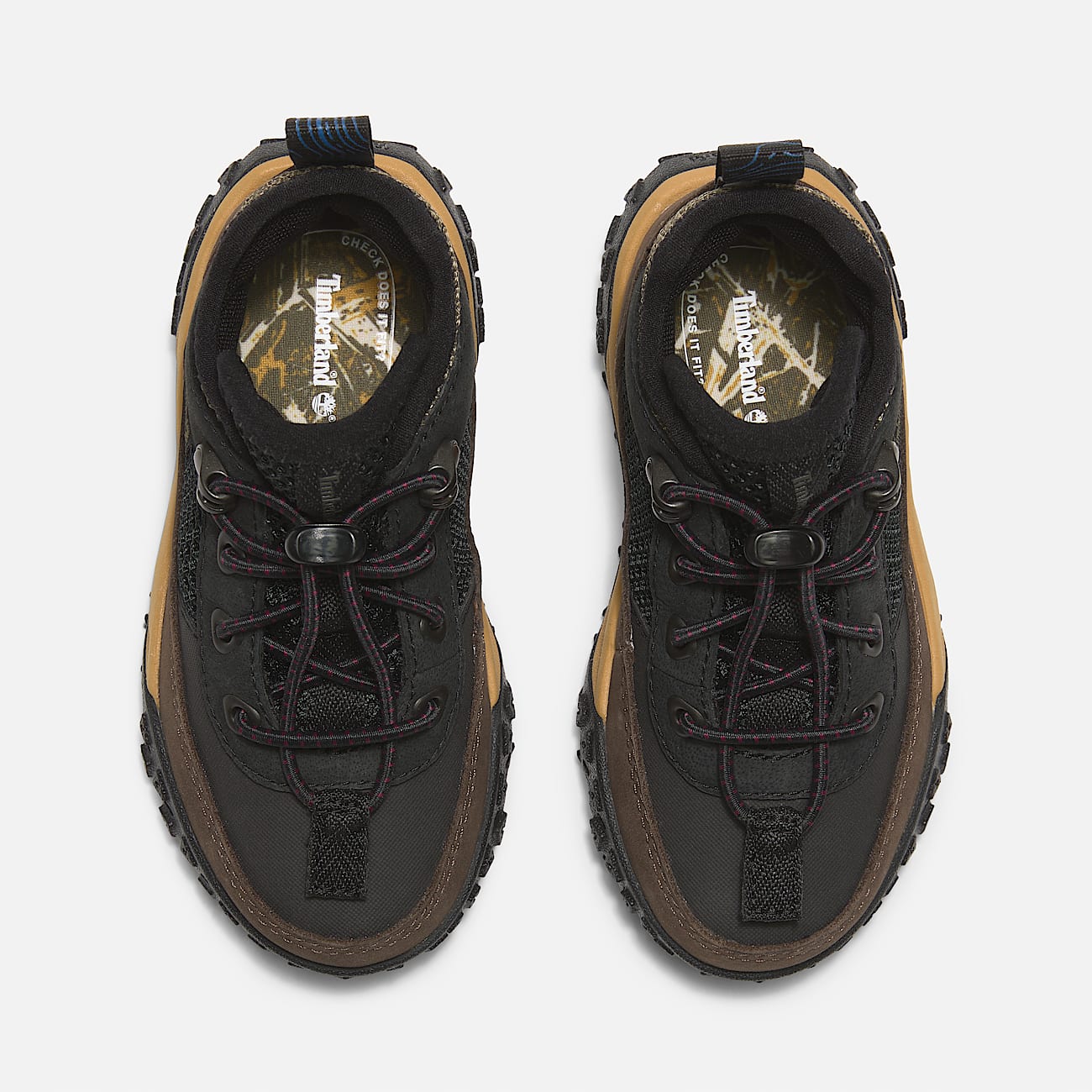 Scarpa Hiker Bassa con Cordino Elastico GreenStride™ Motion 6 da Bambino (dal 20 al 30) in colore nero e marrone - 2