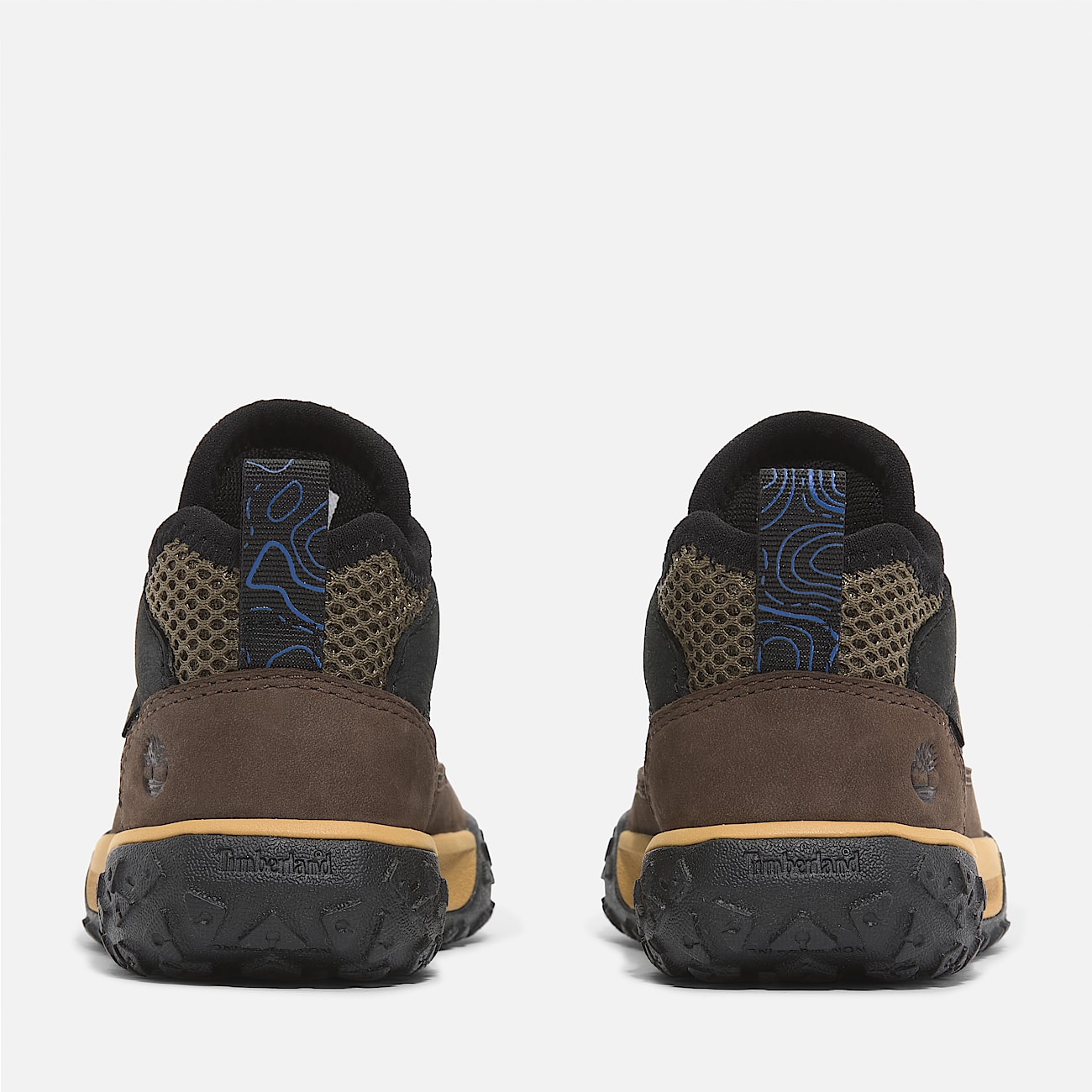 Scarpa Hiker Bassa con Cordino Elastico GreenStride™ Motion 6 da Bambino (dal 20 al 30) in colore nero e marrone - 5