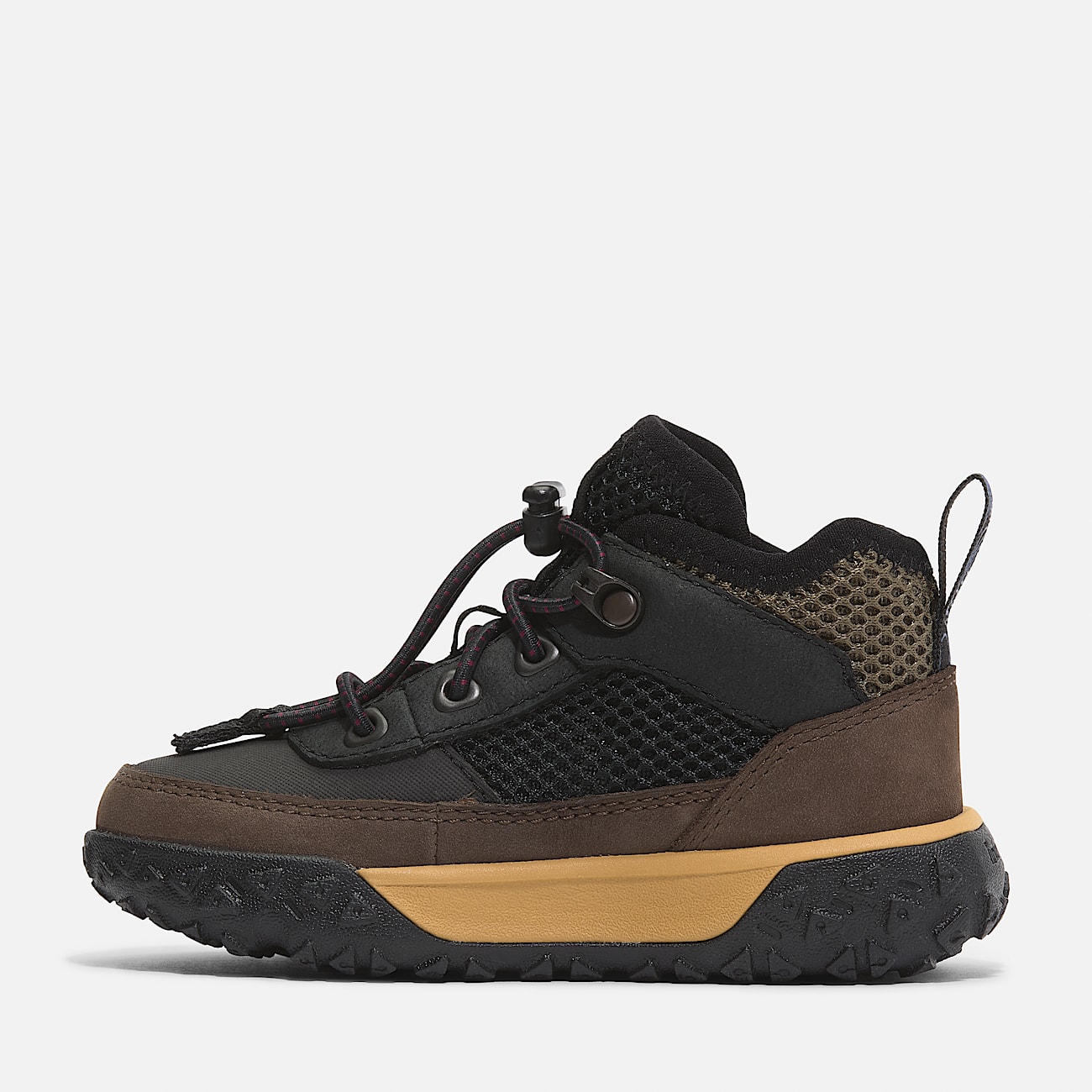 Scarpa Hiker Bassa con Cordino Elastico GreenStride™ Motion 6 da Bambino (dal 20 al 30) in colore nero e marrone - 6