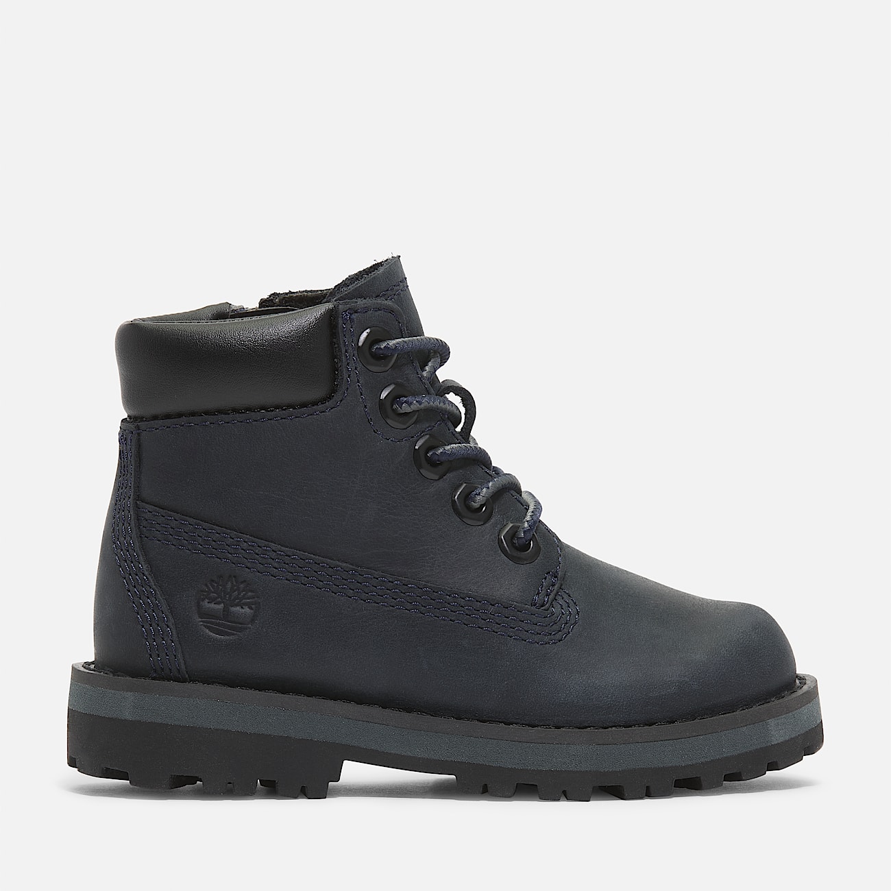 Courma Kid Lace-Up Boot for Toddler in Dark Blue