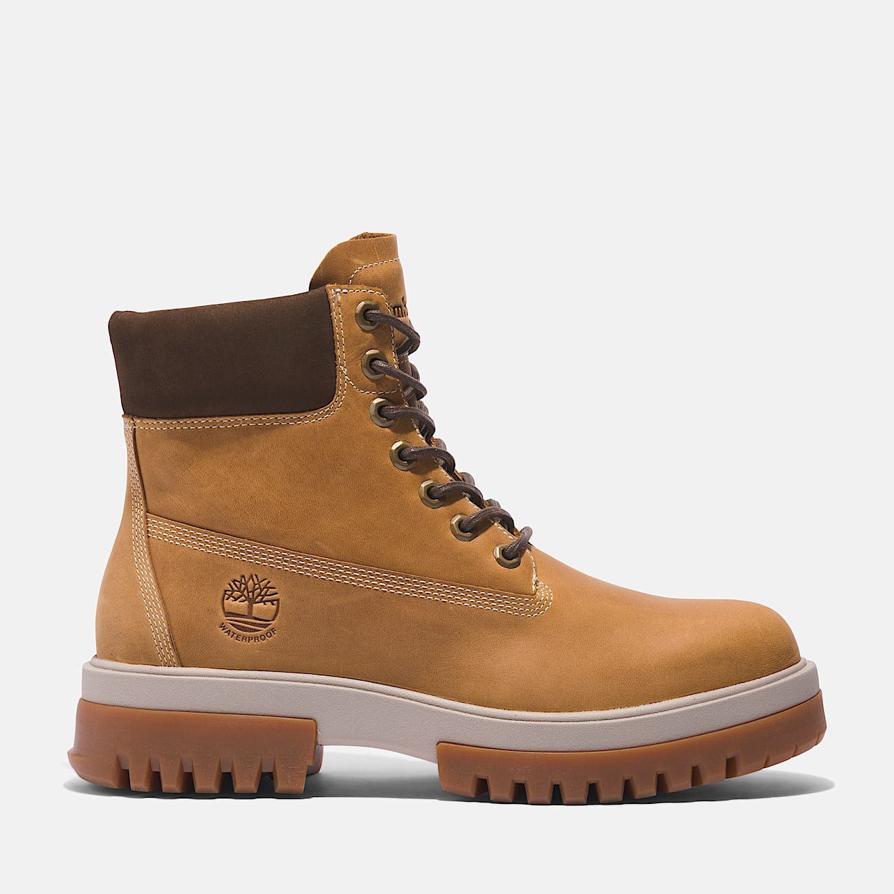 Wasserdichter halbhoher Arbor Road Boot zum Schnüren für Herren in Gelb