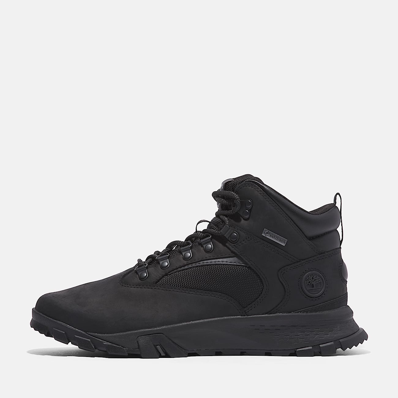 Scarpa Hiker Stringata in GORE-TEX Mt Lincoln Mid da Uomo in colore nero monocromatico