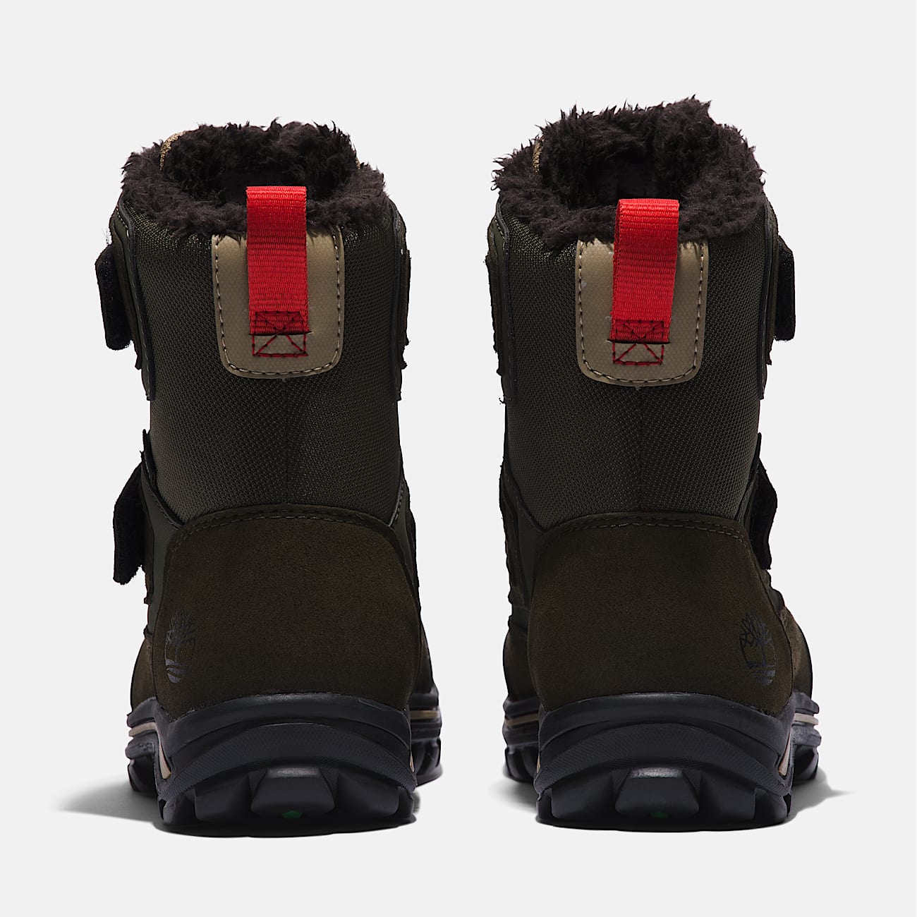 Chillberg Mid Hook & Loop Snow Boot with Gore-Tex® Bootie for Junior in Green