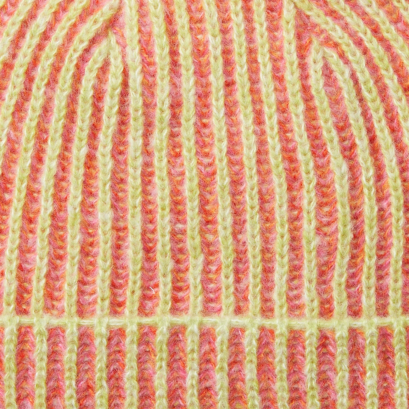 Gorro a cuadros para mujer en naranja - 3